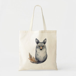 Serene Wolf Illustration - ruhige Wildnis Spi Tragetasche