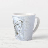 serene woman art, milchtasse (Rechte Ecke)