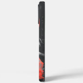 Serene Woman on Cliff under Red Moon Digital Art Case-Mate iPhone Hülle (Rückseite / Links)