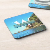 Serene Yelapa Getränkeuntersetzer (Linke Seite)