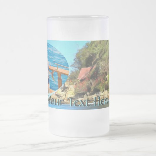 Serene Yelapa Mattglas Bierglas (Mittel)