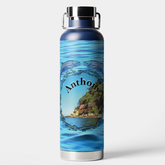 Serene Yelapa Trinkflasche (Rückseite)