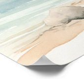 Serene Zypern: Digitalfarben-Kunstdrucke Poster (Ecke)