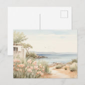 Serene Zypern: Digitalfarben-Kunstdrucke Postkarte (Vorne/Hinten)