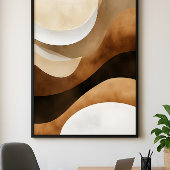 Serener Sandstein-Fluss Poster
