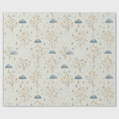 Serenes Regenbogengarten-Blumenmuster (10) Geschenkpapier (Flach)