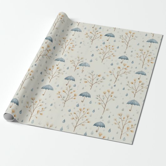 Serenes Regenbogengarten-Blumenmuster (10) Geschenkpapier (Ungerollt)
