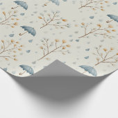 Serenes Regenbogengarten-Blumenmuster (10) Geschenkpapier (Ecke)