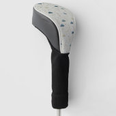 Serenes Regenbogengarten-Blumenmuster (11) Golf Headcover (angewinkelt)