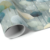 Serenes Regenbogengarten-Blumenmuster (1) Geschenkpapier (Rolleneckpunkt)