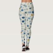 Serenes Regenbogengarten-Blumenmuster (2) Leggings (Rückseite)