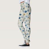 Serenes Regenbogengarten-Blumenmuster (2) Leggings (Links)