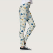 Serenes Regenbogengarten-Blumenmuster (2) Leggings (Rechts)