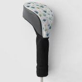 Serenes Regenbogengarten-Blumenmuster (5) Golf Headcover (angewinkelt)