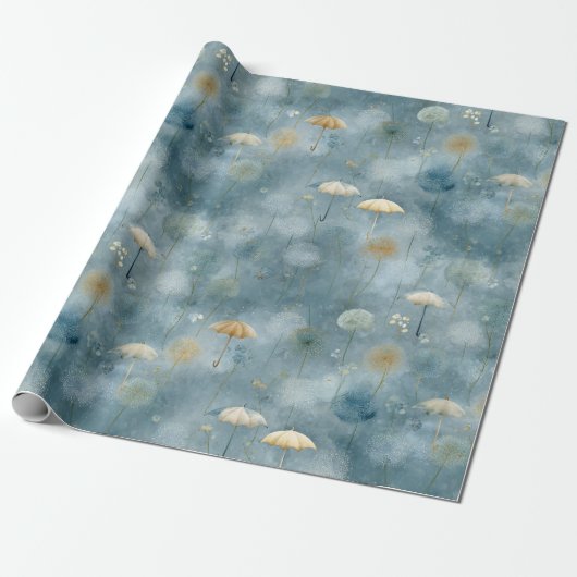 Serenes Regenbogengarten-Blumenmuster (6) Geschenkpapier (Ungerollt)