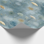 Serenes Regenbogengarten-Blumenmuster (6) Geschenkpapier (Ecke)
