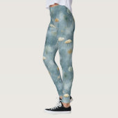 Serenes Regenbogengarten-Blumenmuster (6) Leggings (Links)