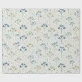 Serenes Regenbogengarten-Blumenmuster (9) Geschenkpapier (Flach)