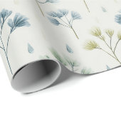 Serenes Regenbogengarten-Blumenmuster (9) Geschenkpapier (Rolleneckpunkt)