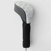 Serenes Regenbogengarten-Blumenmuster (9) Golf Headcover (angewinkelt)