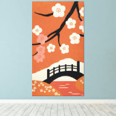 Serenfrühlingsblüten Leinwanddruck (Insitu (Holzboden))