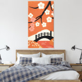 Serenfrühlingsblüten Leinwanddruck (Insitu (Schlafzimmer))