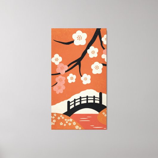 Serenfrühlingsblüten Leinwanddruck (Vorderseite)