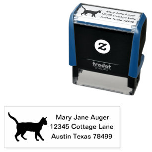 Serengeti Cat Personalisiert Permastempel