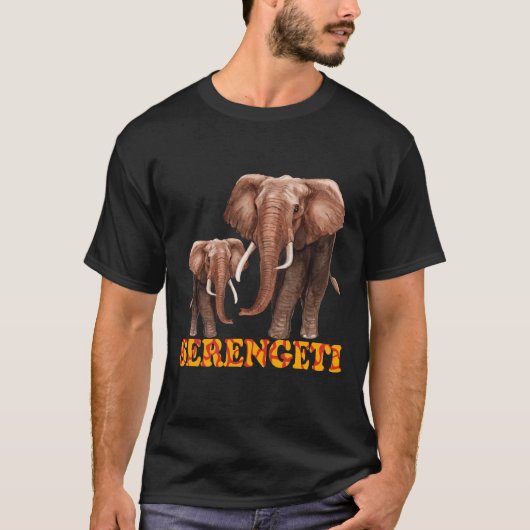 Serengeti Elephant T-Shirt (Vorderseite)