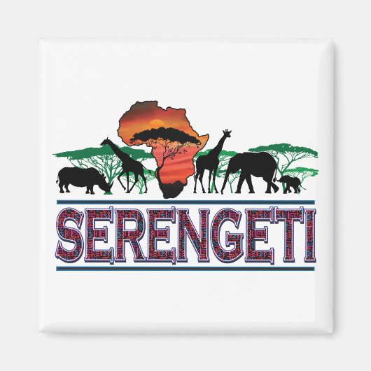 Serengeti Magnet (Vorne)