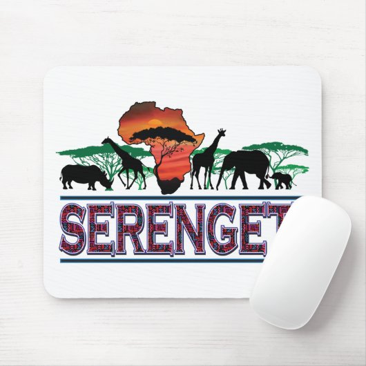 Serengeti Mousepad (Mit Mouse)