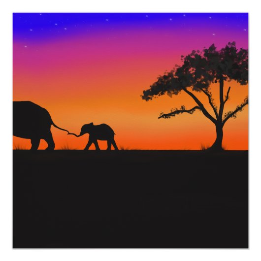 Serengeti Nächte Poster (Vorderseite)