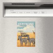 Serengeti National Park Tanzania Zebras Magnet (In Situ (Geschirrspüler))
