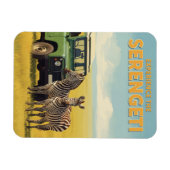 Serengeti National Park Tanzania Zebras Magnet (Horizontal)