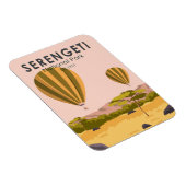 Serengeti Nationalpark Tansania Heißluftballon Magnet (Rechte Seite)