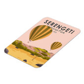 Serengeti Nationalpark Tansania Heißluftballon Magnet (Linke Seite)