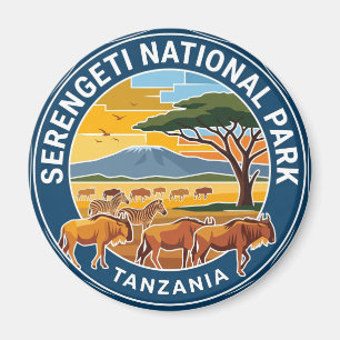 Serengeti-Nationalpark Tansania Magnet