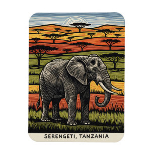 Serengeti Nationalpark Tansania Magnet