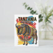 Serengeti Nationalpark Tansania Postcard Feiertagspostkarte (Stehend Vorderseite)