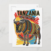 Serengeti Nationalpark Tansania Postcard Feiertagspostkarte (Vorne/Hinten)