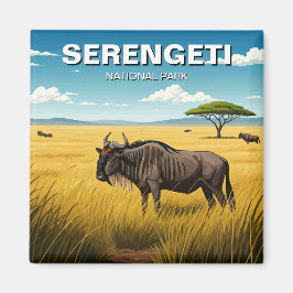 Serengeti Nationalpark Tansania Postcard Magnet
