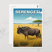 Serengeti Nationalpark Tansania Postcard Postkarte (Vorne/Hinten)