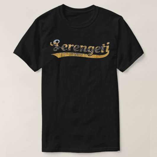 Serengeti Nationalpark Vintag T-Shirt (Design vorne)