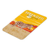 Serengeti Nationalpark Zebra Kunstvoll wandern im Magnet (Linke Seite)