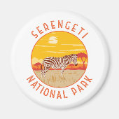 Serengeti Nationalpark Zebra Kunstvoll wandern im Magnet (Vorne)