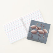 Serengeti Pink Flamingos | Safari wild Notizblock (Innenseite)