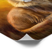 Serengeti Pride Fine Art Poster/Print Poster (Ecke)