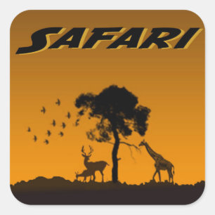 Serengeti Safari Sticker