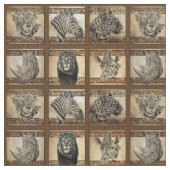 Serengeti Safari Stoff (Nahaufnahme)