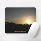 Serengeti Sonnenuntergang Mousepad (Mit Mouse)